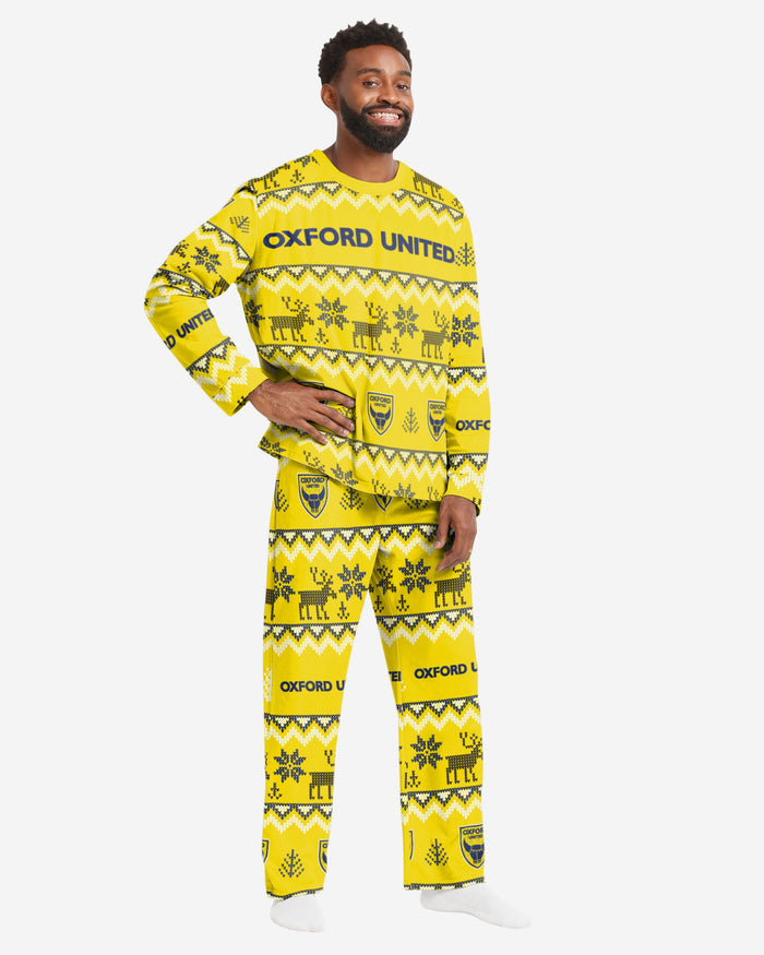 Oxford United FC Mens Ugly Pattern Family Holiday Pyjamas FOCO S - FOCO.com | UK & IRE