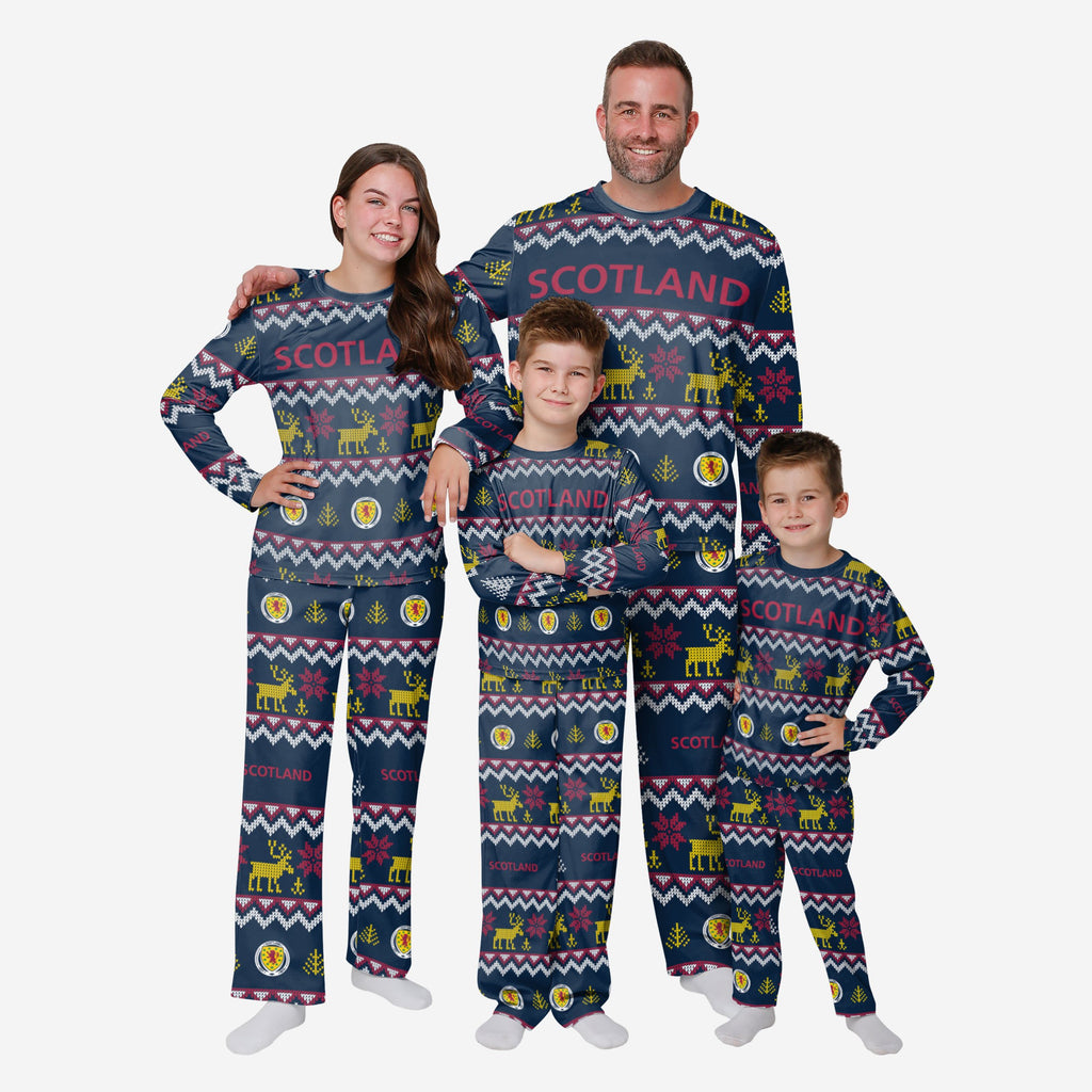 Scotland Mens Ugly Pattern Family Holiday Pyjamas FOCO | UK