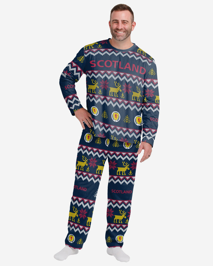 Scotland Mens Ugly Pattern Family Holiday Pyjamas FOCO S - FOCO.com | UK & IRE