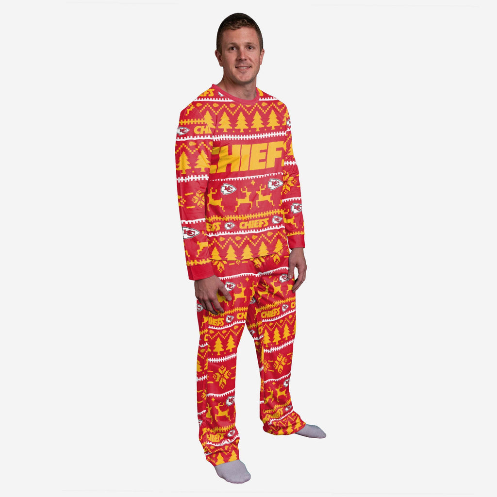 Kansas City Chiefs Family Holiday Pyjamas FOCO S - FOCO.com | UK & IRE