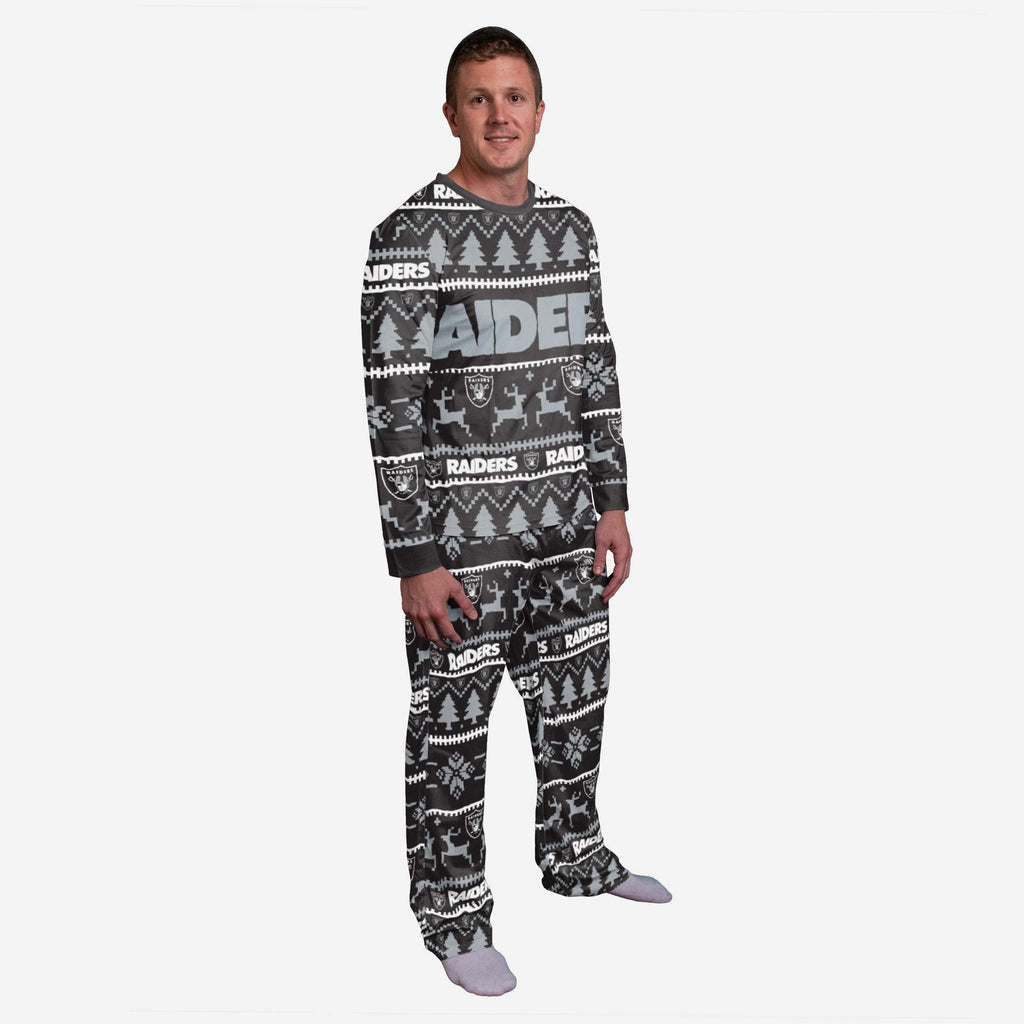 Las Vegas Raiders Family Holiday Pyjamas FOCO S - FOCO.com | UK & IRE