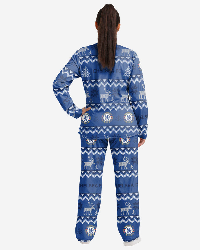 Chelsea FC Womens Ugly Pattern Family Holiday Pyjamas FOCO - FOCO.com | UK & IRE