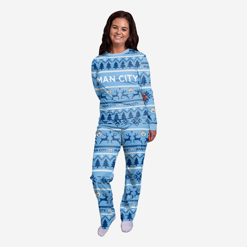 Manchester City FC Womens Family Holiday Pyjamas FOCO S - FOCO.com | UK & IRE