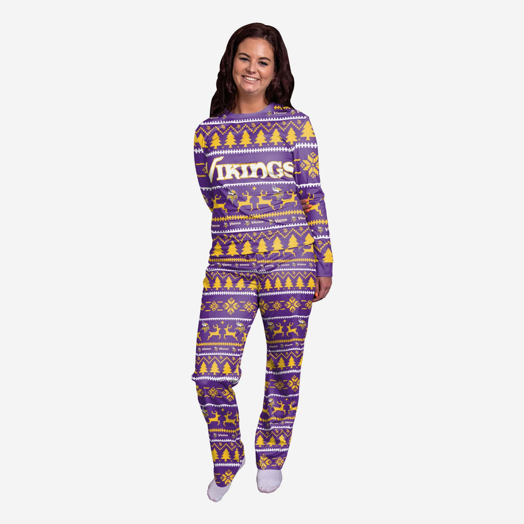 Minnesota Vikings Womens Family Holiday Pyjamas FOCO S - FOCO.com | UK & IRE