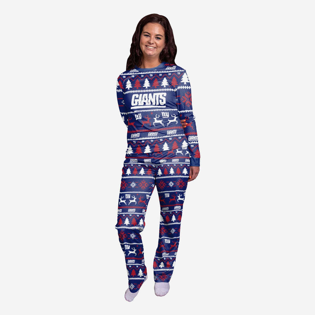 New York Giants Womens Family Holiday Pyjamas FOCO S - FOCO.com | UK & IRE