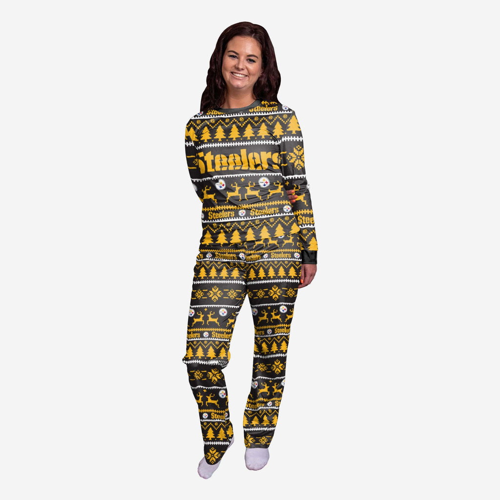 Pittsburgh Steelers Womens Family Holiday Pyjamas FOCO S - FOCO.com | UK & IRE
