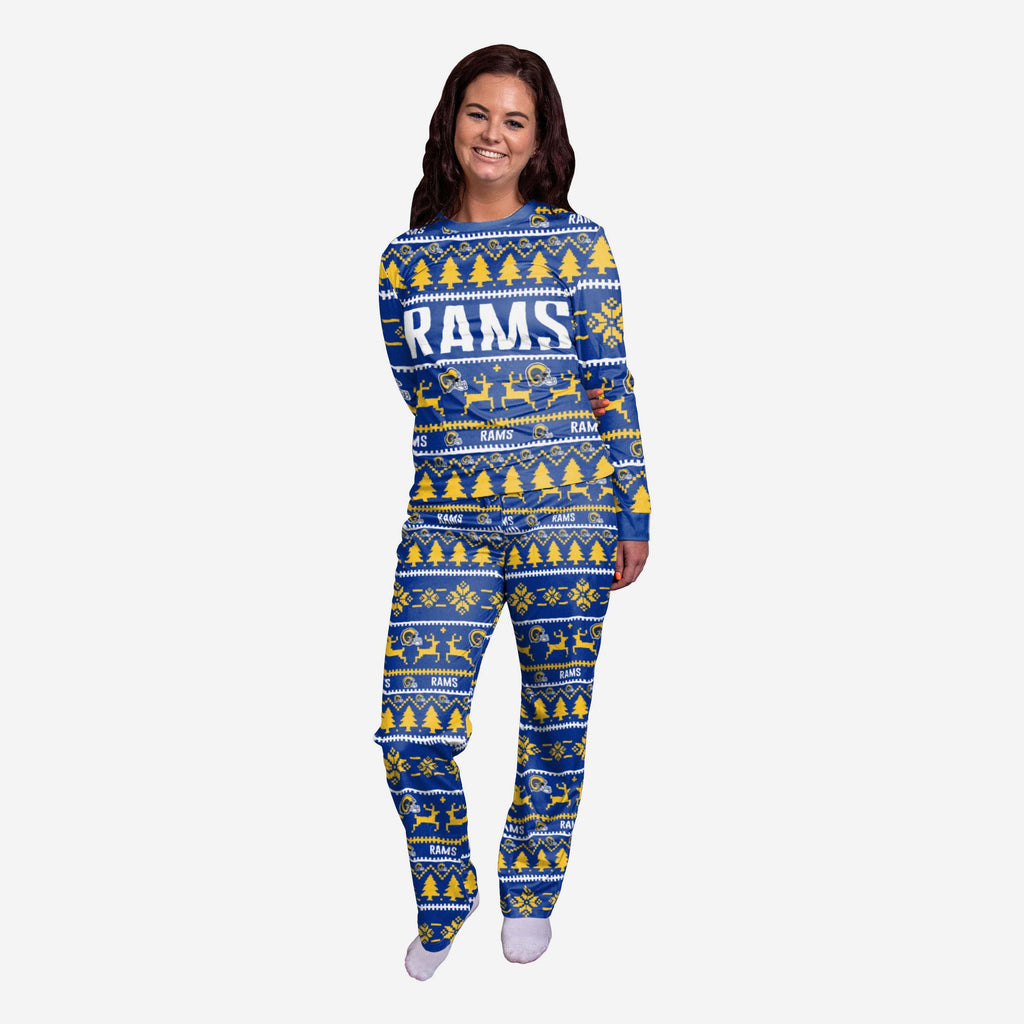 Los Angeles Rams Womens Family Holiday Pyjamas FOCO S - FOCO.com | UK & IRE