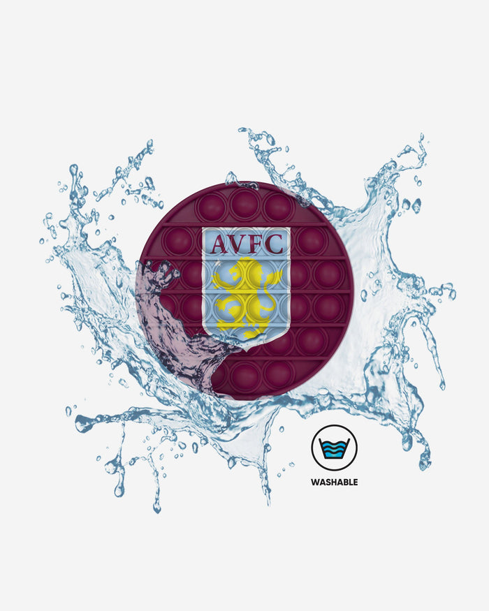 Aston Villa FC 2 Pack Circle & Heart Push-Itz Fidget FOCO - FOCO.com | UK & IRE