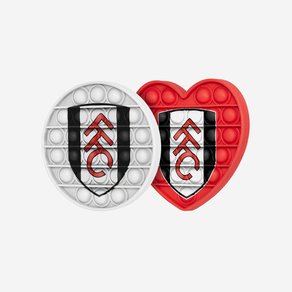 Fulham FC 2 Pack Circle & Heart Push-Itz Fidget FOCO - FOCO.com | UK & IRE