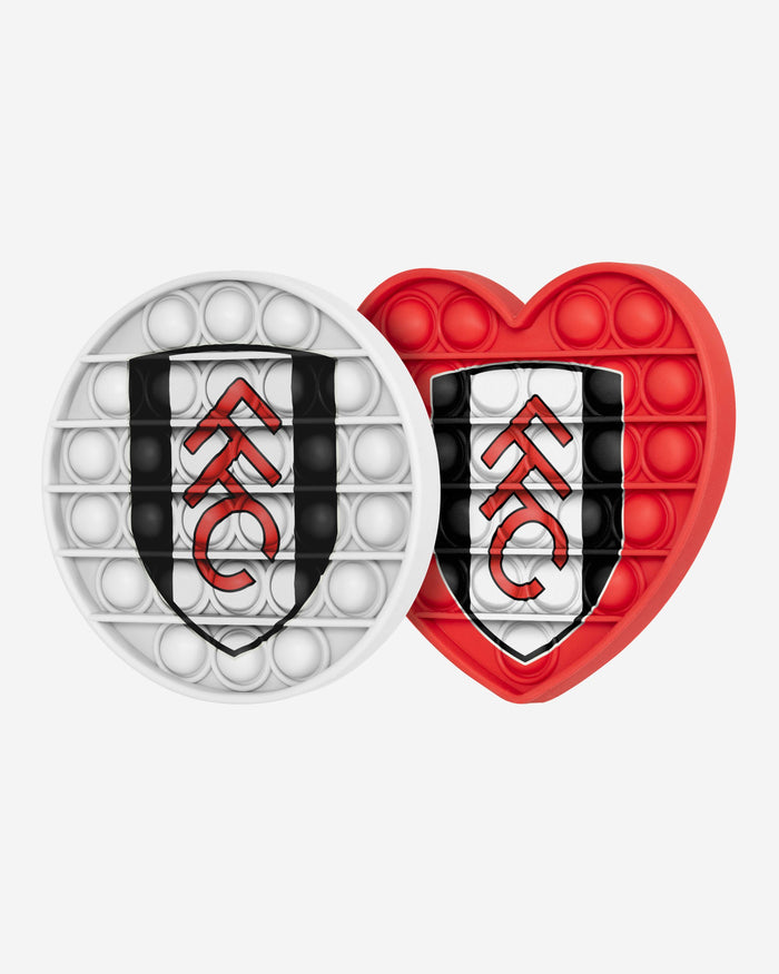 Fulham FC 2 Pack Circle & Heart Push-Itz Fidget FOCO - FOCO.com | UK & IRE