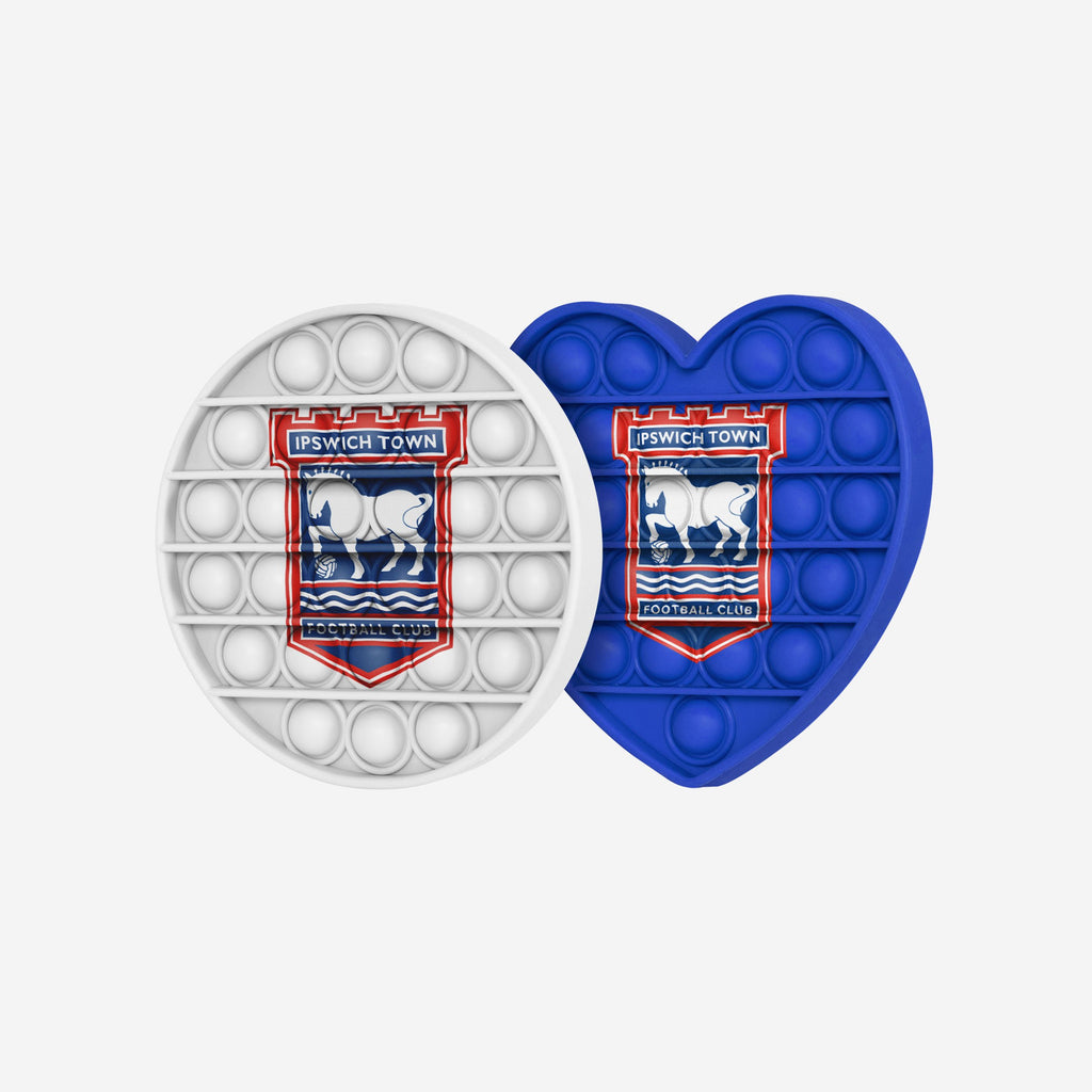 Ipswich Town FC 2 Pack Circle & Heart Push-Itz Fidget FOCO - FOCO.com | UK & IRE