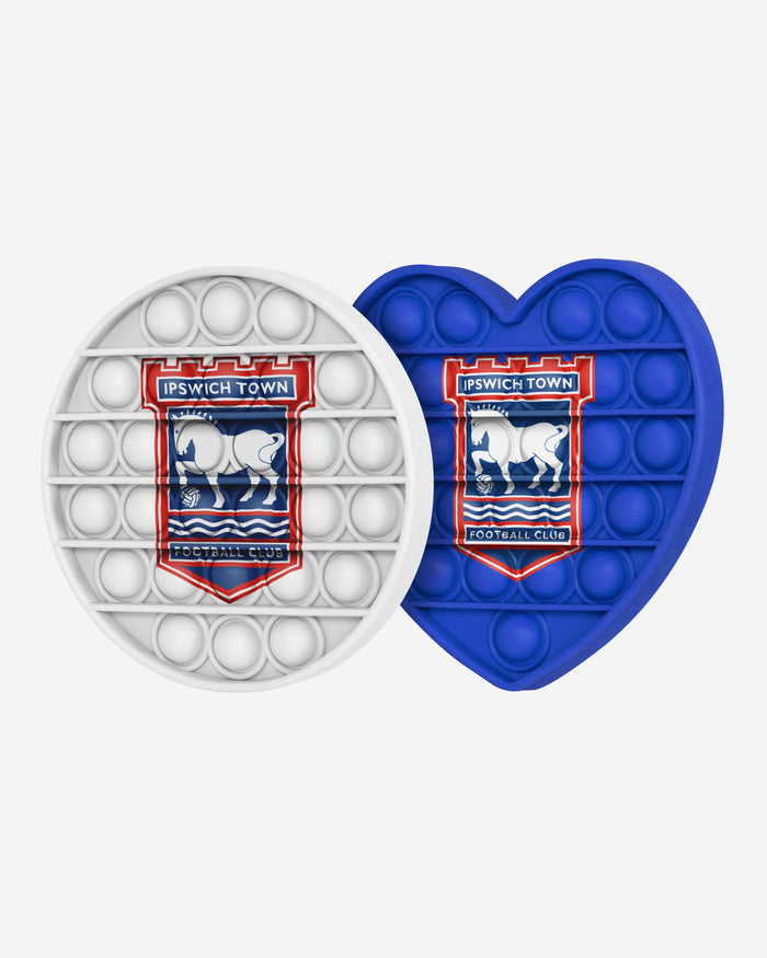 Ipswich Town FC 2 Pack Circle & Heart Push-Itz Fidget FOCO - FOCO.com | UK & IRE