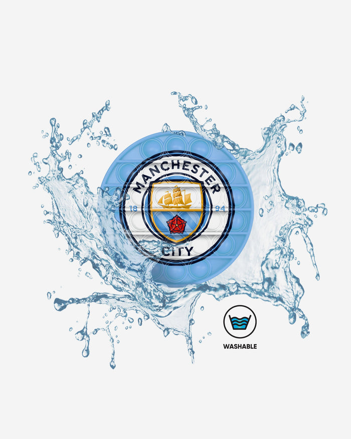 Manchester City FC 2 Pack Circle & Heart Push-Itz Fidget FOCO - FOCO.com | UK & IRE