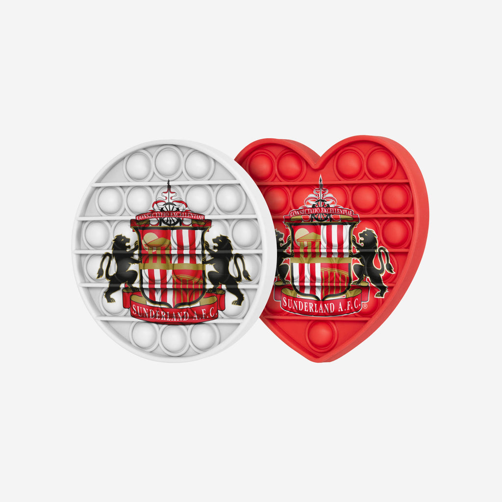 Sunderland AFC 2 Pack Circle & Heart Push-Itz Fidget FOCO - FOCO.com | UK & IRE