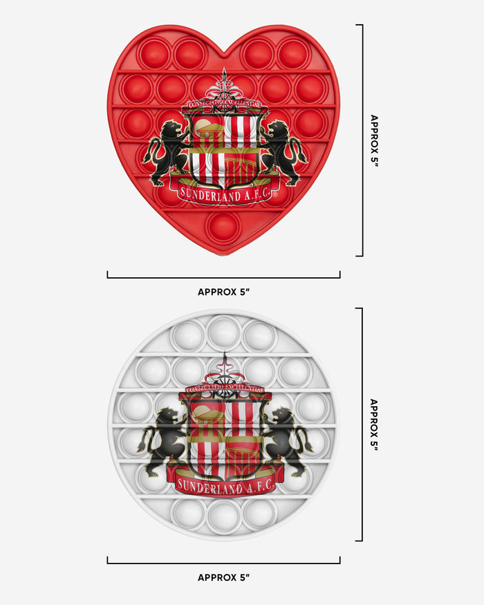 Sunderland AFC 2 Pack Circle & Heart Push-Itz Fidget FOCO - FOCO.com | UK & IRE