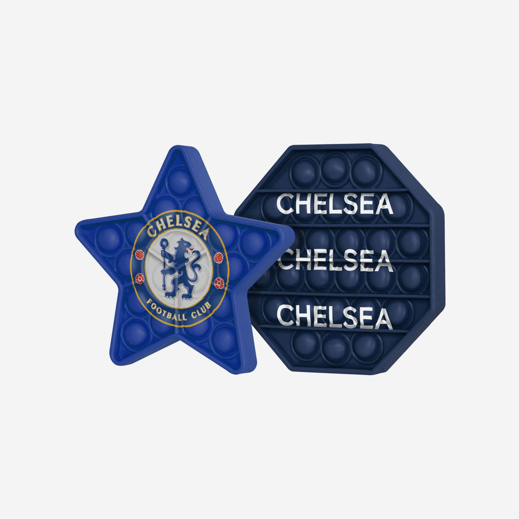 Chelsea FC 2 Pack Octagon & Star Push-Itz Fidget FOCO - FOCO.com | UK & IRE