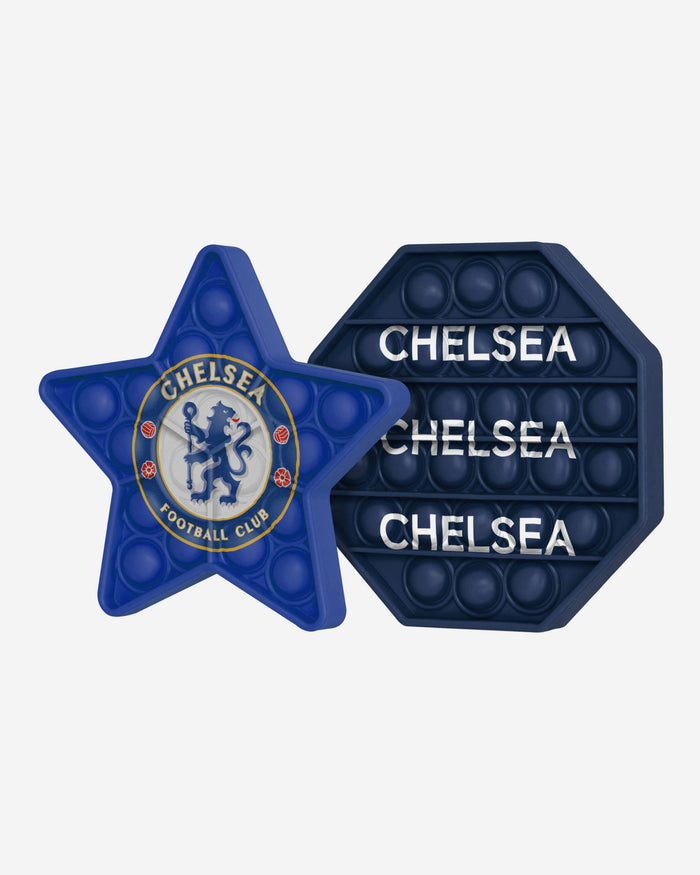 Chelsea FC 2 Pack Octagon & Star Push-Itz Fidget FOCO - FOCO.com | UK & IRE