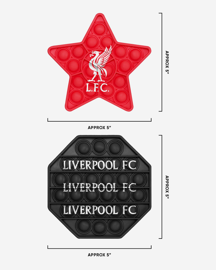 Liverpool FC 2 Pack Octagon & Star Push-Itz Fidget FOCO - FOCO.com | UK & IRE