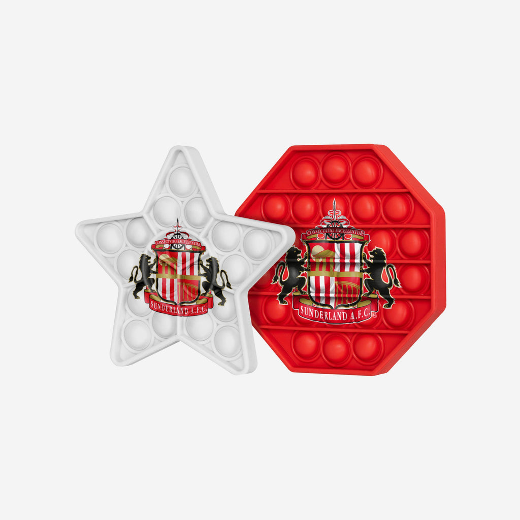 Sunderland AFC 2 Pack Octagon & Star Push-Itz Fidget FOCO - FOCO.com | UK & IRE
