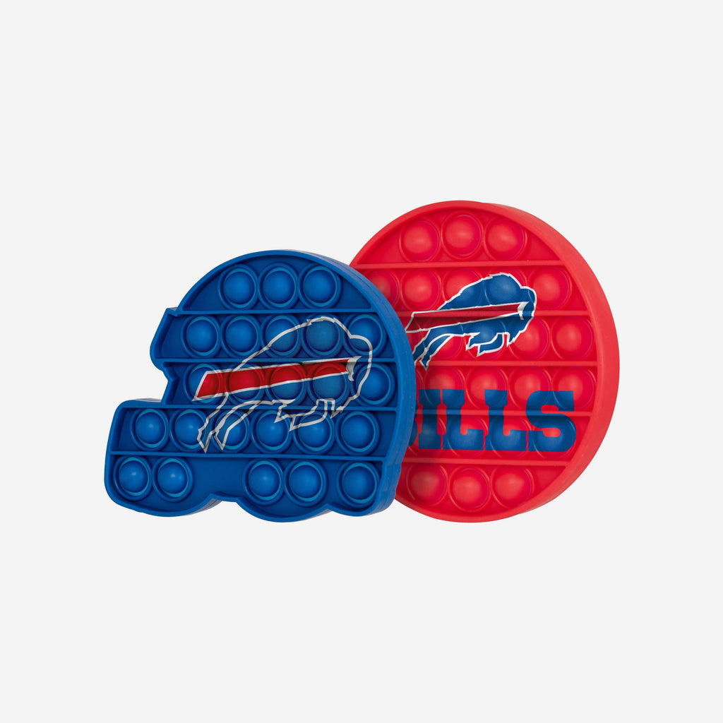 Buffalo Bills 2 Pack Helmet & Circle Push-Itz Fidget FOCO - FOCO.com | UK & IRE