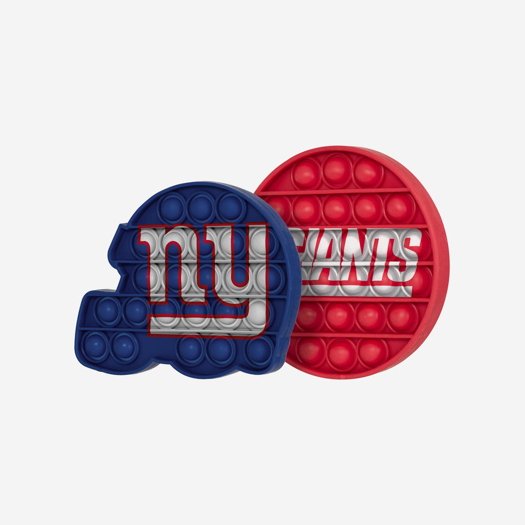 New York Giants 2 Pack Helmet & Circle Push-Itz Fidget FOCO - FOCO.com | UK & IRE