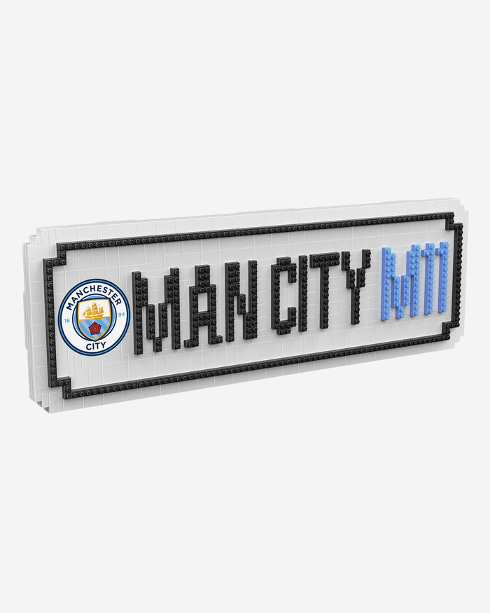 Manchester City FC BRXLZ Street Wall Sign FOCO - FOCO.com | UK & IRE