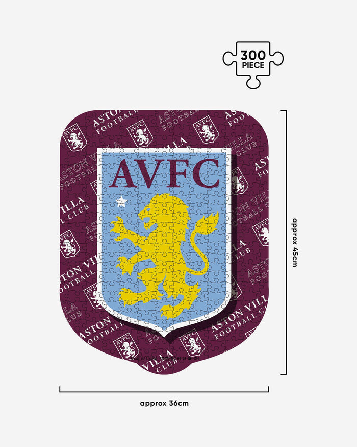 Aston Villa FC Wood PZLZ Logo FOCO - FOCO.com | UK & IRE