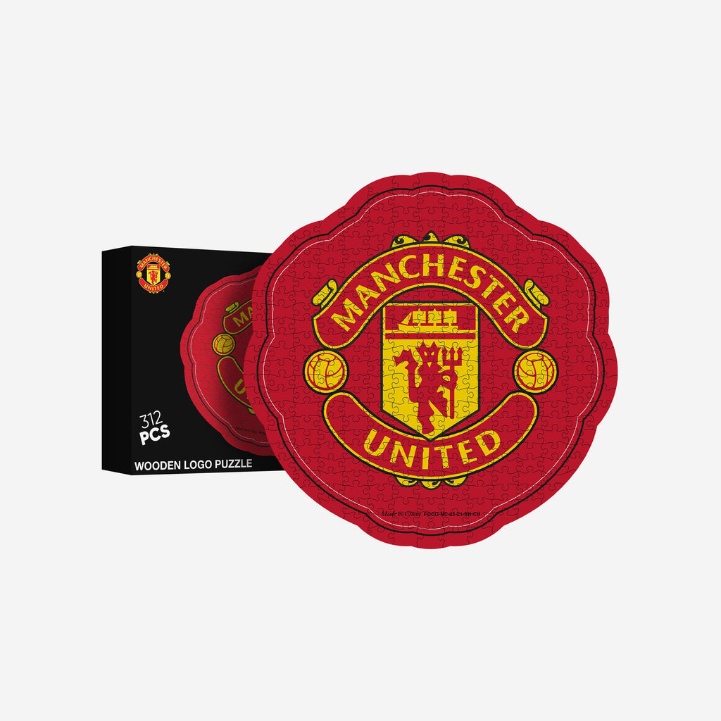 Manchester United FC Wood PZLZ Logo FOCO - FOCO.com | UK & IRE