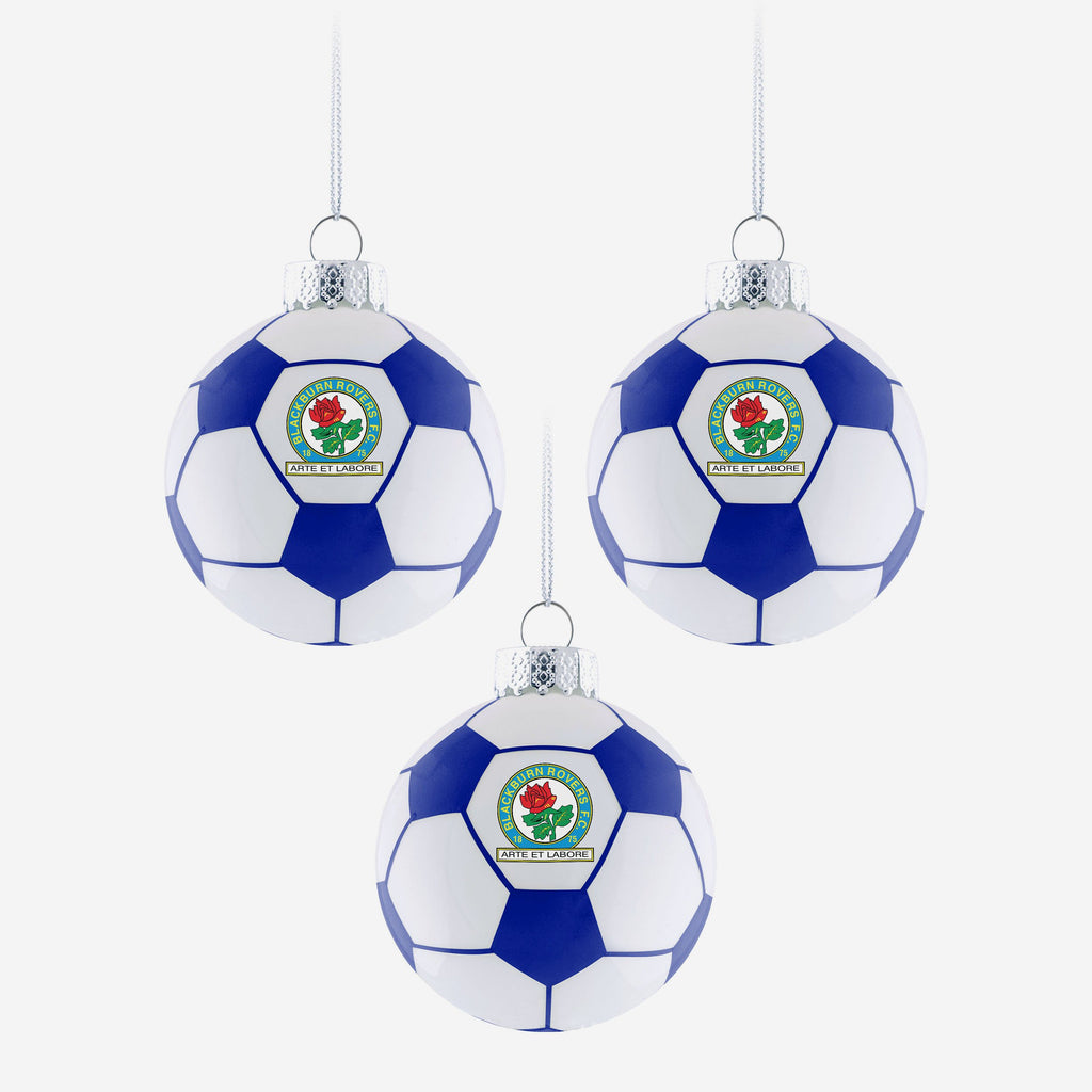 Blackburn Rovers FC 3 Pack Football Ornament FOCO - FOCO.com | UK & IRE
