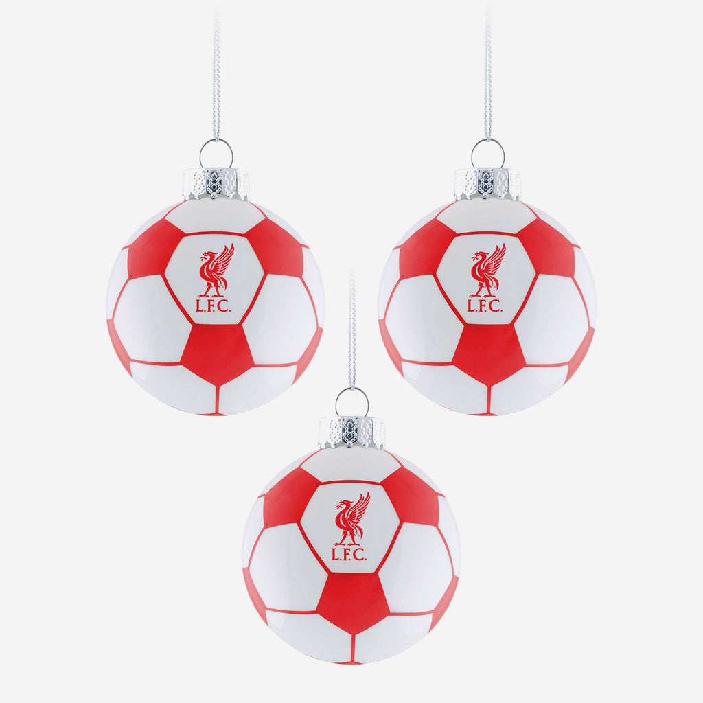 Liverpool FC 3 Pack Football Ornament FOCO - FOCO.com | UK & IRE