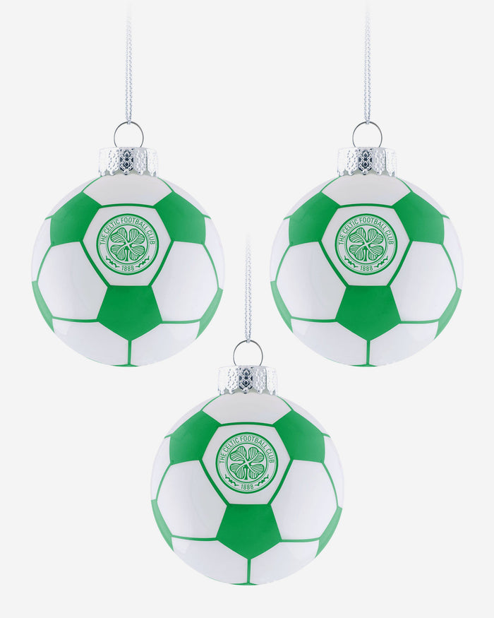 Celtic FC 3 Pack Football Ornament FOCO - FOCO.com | UK & IRE