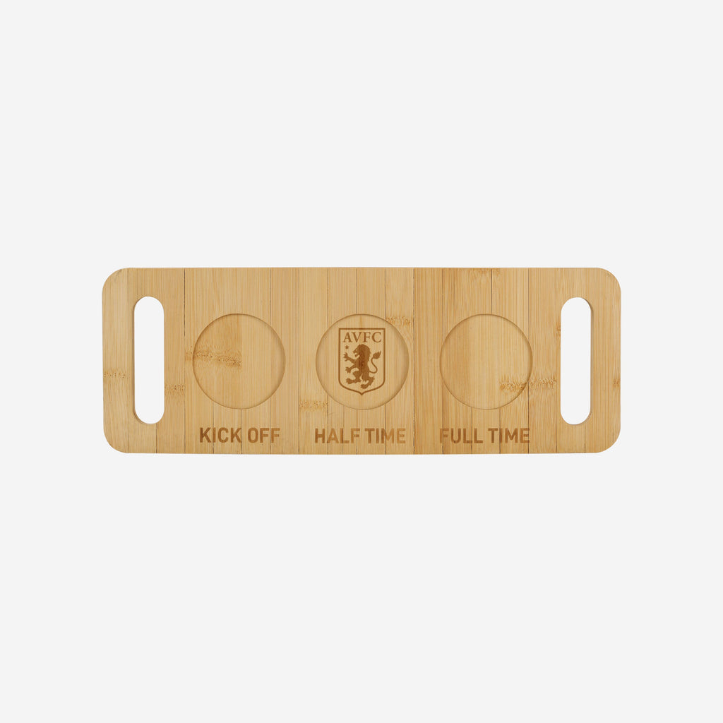 Aston Villa FC Original Beer Flight Serving Board FOCO - FOCO.com | UK & IRE