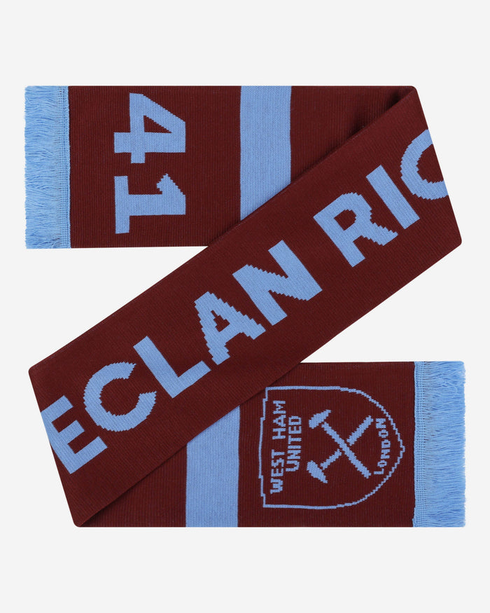 Declan Rice West Ham United FC Scarf FOCO - FOCO.com | UK & IRE