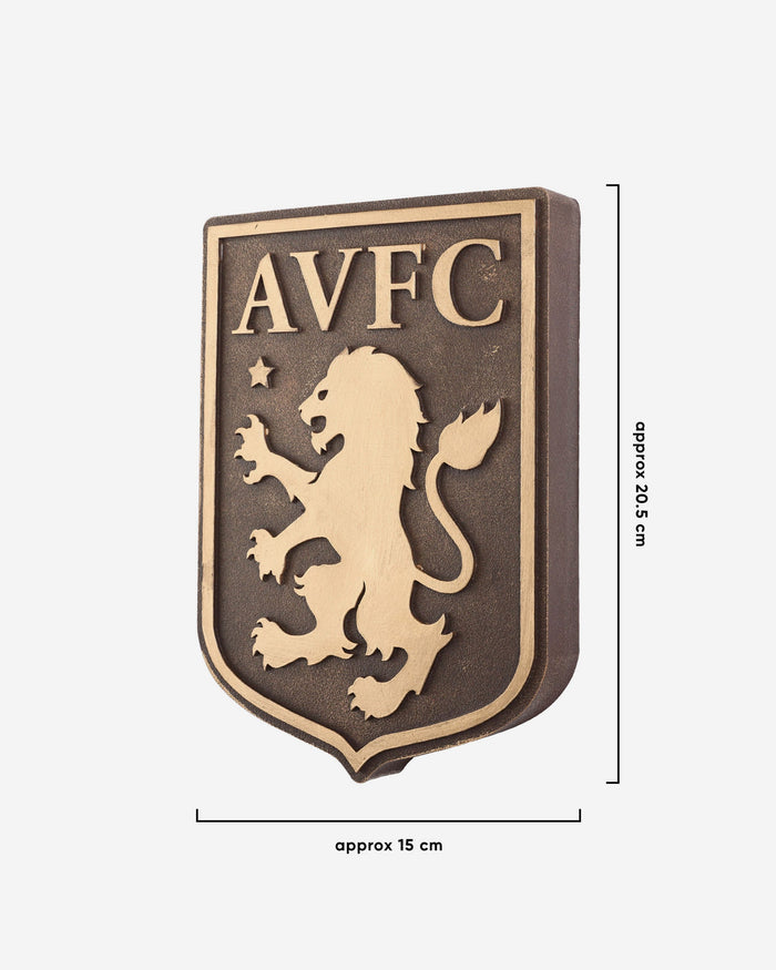 Aston Villa FC Bronze Effect Wall Sign FOCO - FOCO.com | UK & IRE