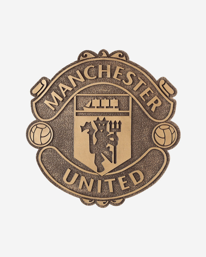 Manchester United FC Bronze Effect Wall Sign FOCO - FOCO.com | UK & IRE