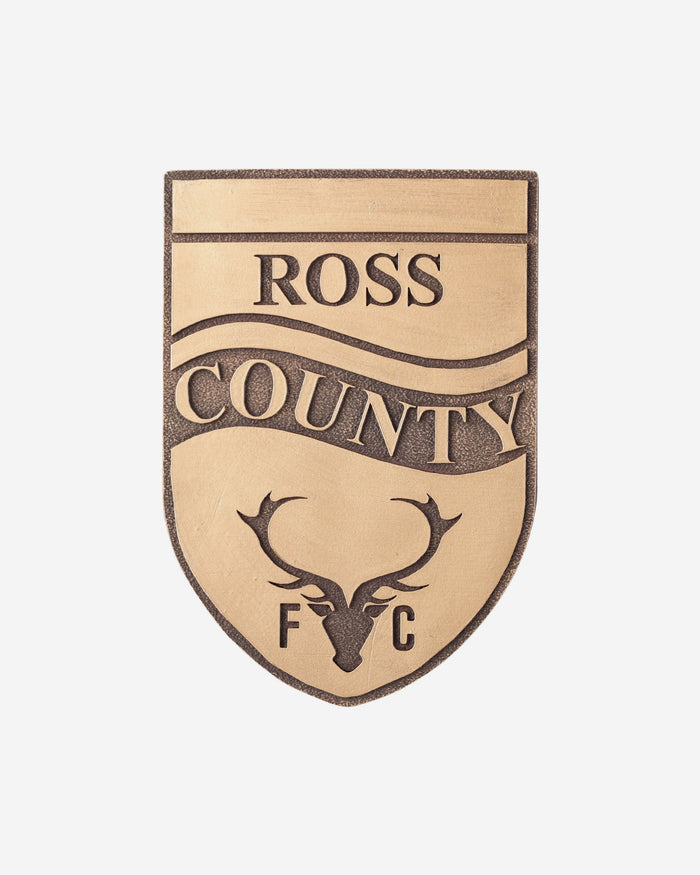 Ross County FC Bronze Effect Wall Sign FOCO - FOCO.com | UK & IRE