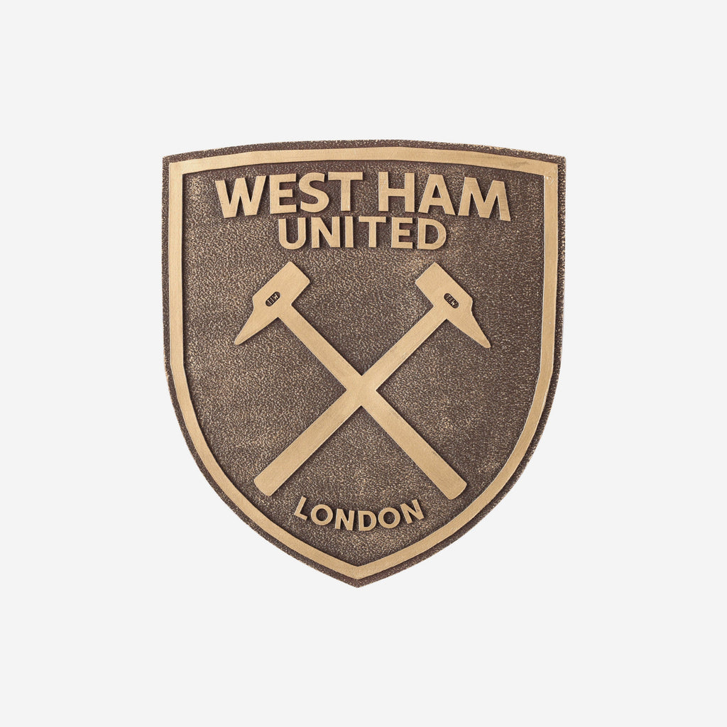 West Ham United FC Bronze Effect Wall Sign FOCO - FOCO.com | UK & IRE