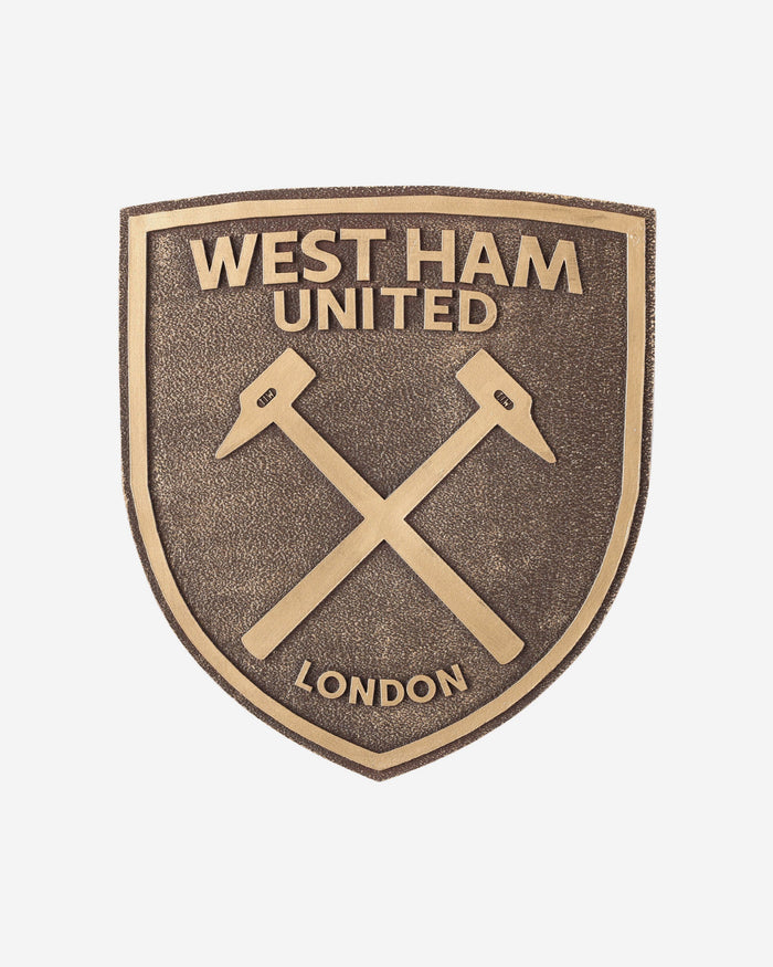 West Ham United FC Bronze Effect Wall Sign FOCO - FOCO.com | UK & IRE