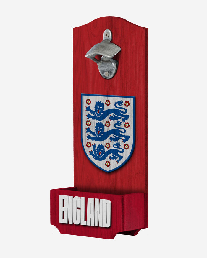 England Wooden Bottlecap Opener Sign FOCO - FOCO.com | UK & IRE