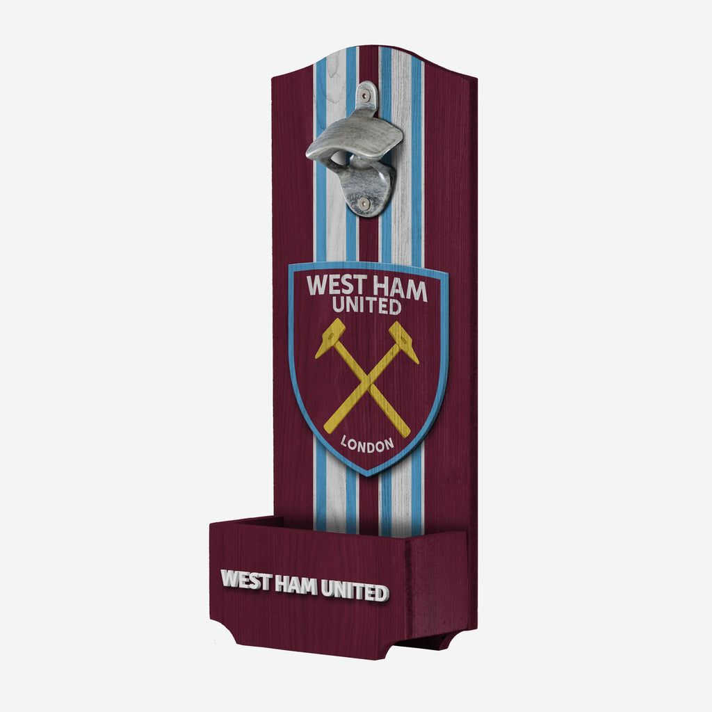 West Ham United FC Wooden Bottlecap Opener Sign FOCO - FOCO.com | UK & IRE