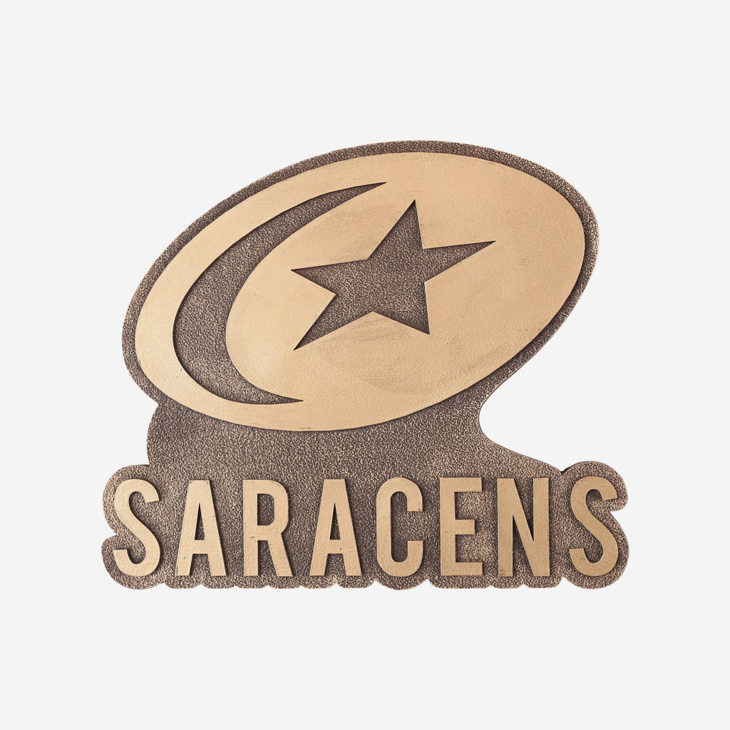 Saracens Bronze Effect Wall Sign FOCO - FOCO.com | UK & IRE