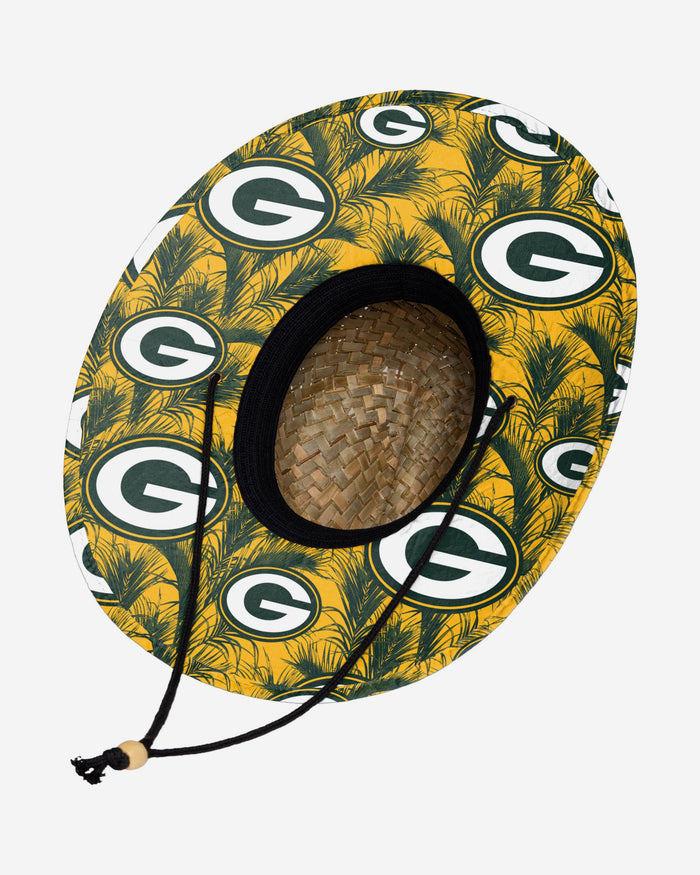 Green Bay Packers Floral Straw Hat FOCO - FOCO.com | UK & IRE