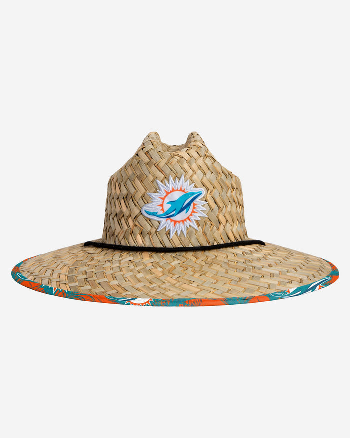 Miami Dolphins Floral Straw Hat FOCO - FOCO.com | UK & IRE