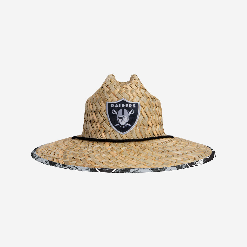 Las Vegas Raiders Floral Straw Hat FOCO - FOCO.com | UK & IRE