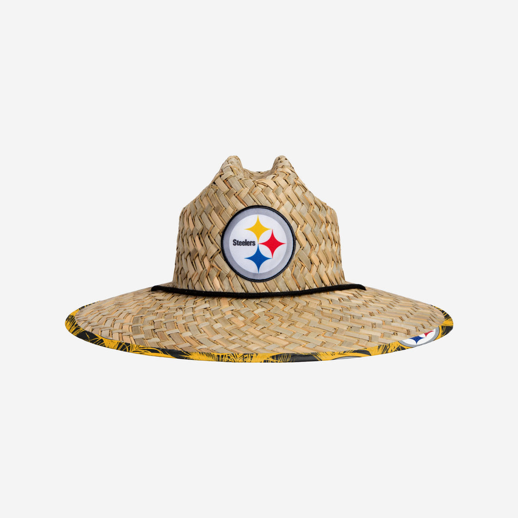 Pittsburgh Steelers Floral Straw Hat FOCO - FOCO.com | UK & IRE