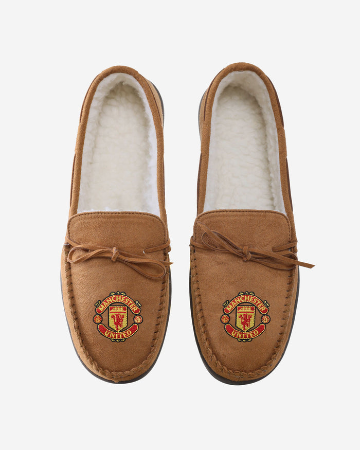 Manchester United FC Suede Moccasin Slipper FOCO - FOCO.com | UK & IRE