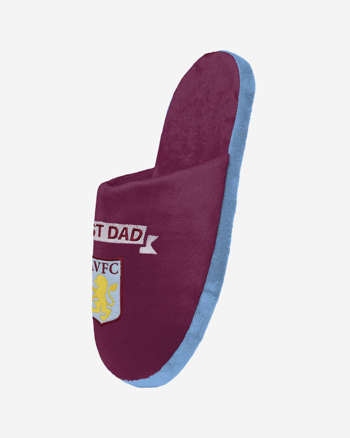 Aston Villa FC Original Best Dad Slippers FOCO - FOCO.com | UK & IRE