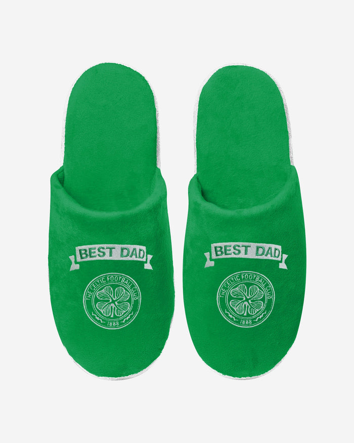 Celtic FC Best Dad Slippers FOCO - FOCO.com | UK & IRE