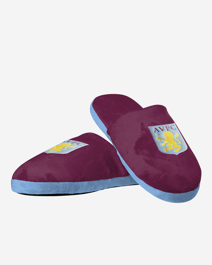 Aston Villa FC Split Colour Slide Slipper FOCO - FOCO.com | UK & IRE
