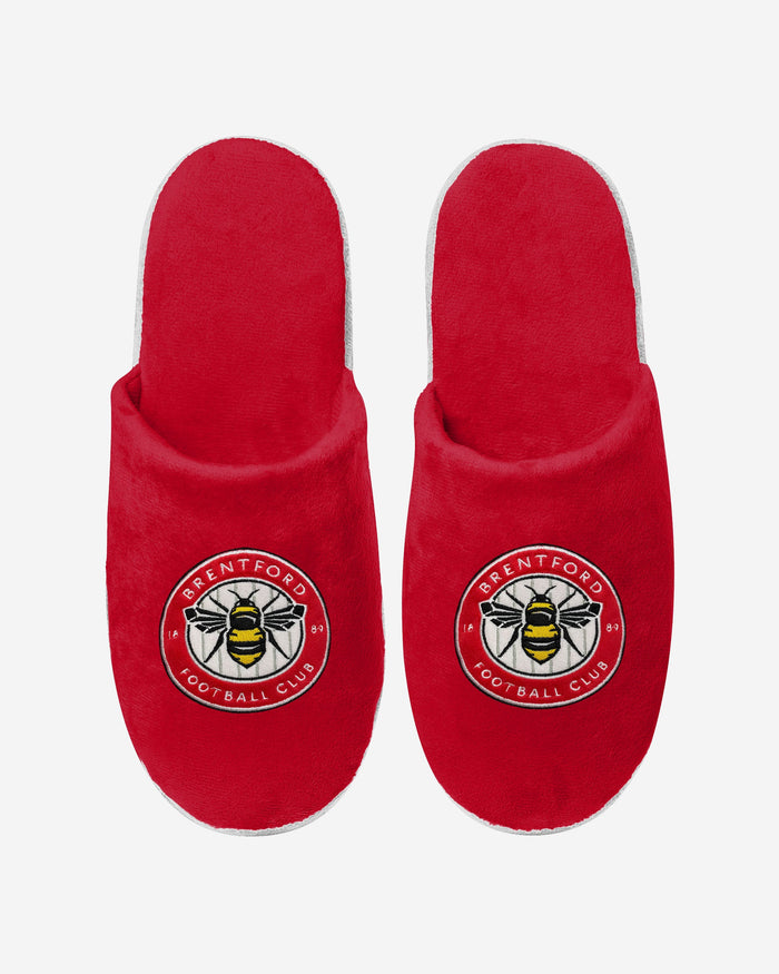 Brentford FC Split Colour Slide Slipper FOCO - FOCO.com | UK & IRE